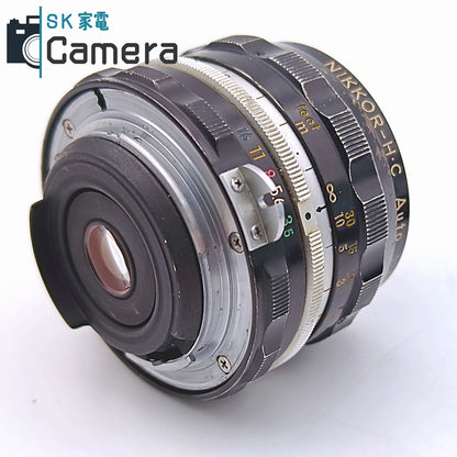 【中古】 Nikon NIKKOR-H・C Auto 28ｍｍ F3.5 非Ai HN-2 フード付 ニコン