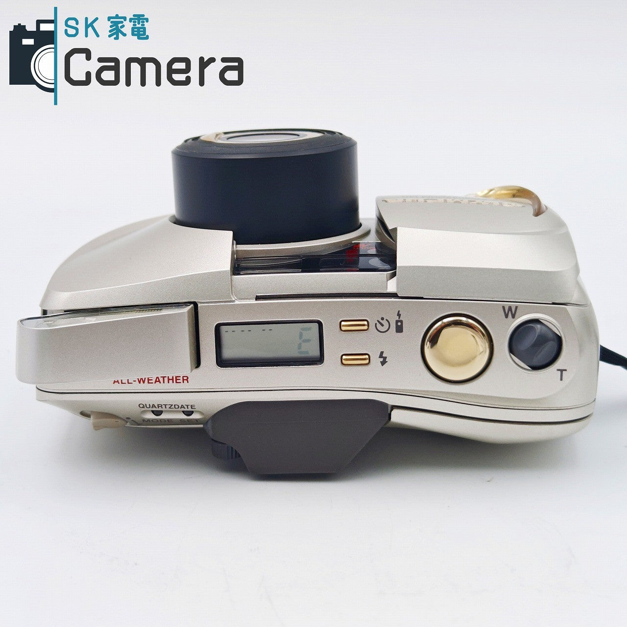 【中古】 OLYMPUS μ [mju:] ZOOM 140 VF オリンパス ミュー コンパクトフィルムカメラ 美品 テスト用フィルムにて確認済