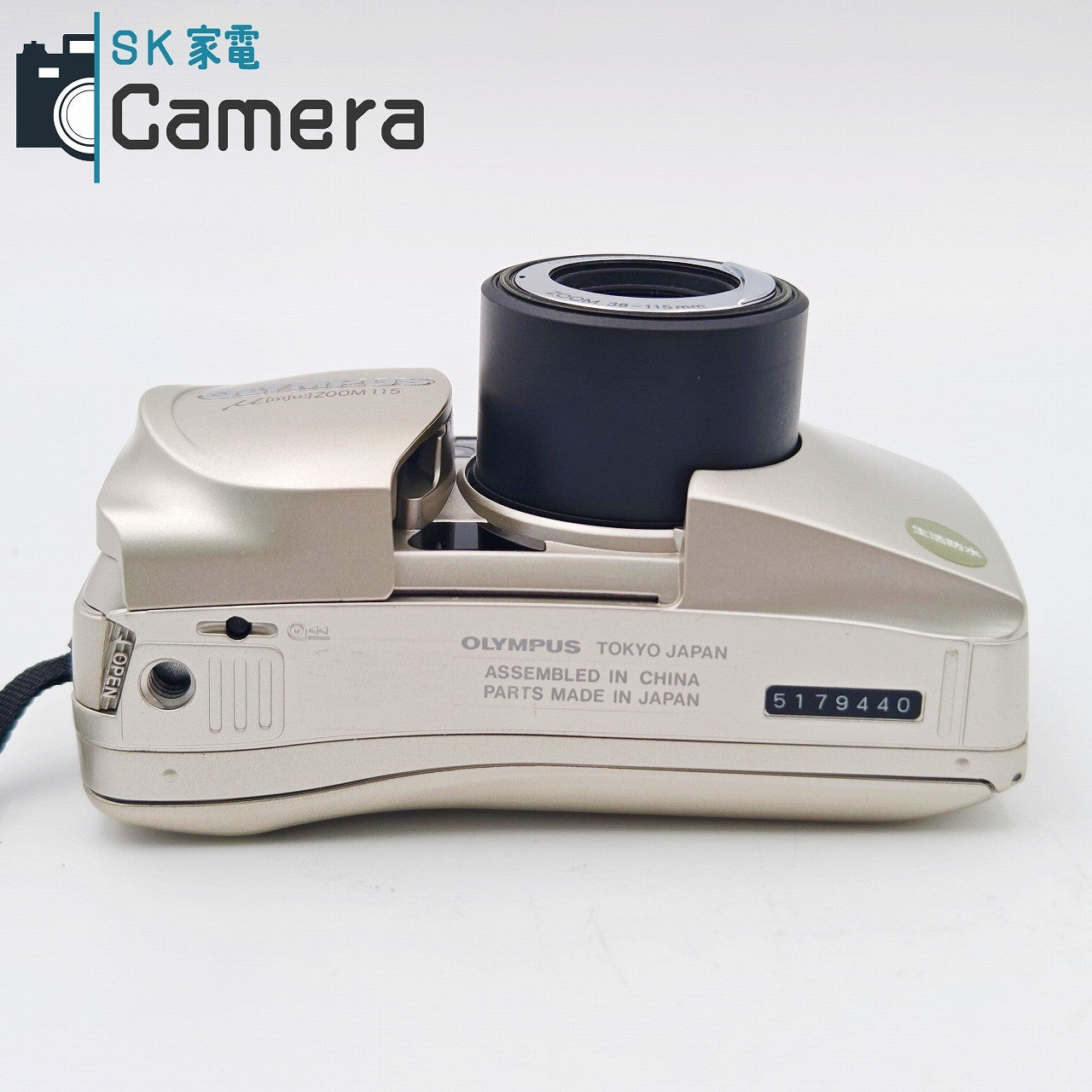 【中古】 OLYMPUS μ [mju:] ZOOM 115 オリンパス ミュー コンパクトフィルムカメラ テスト用フィルムにて確認済 美品