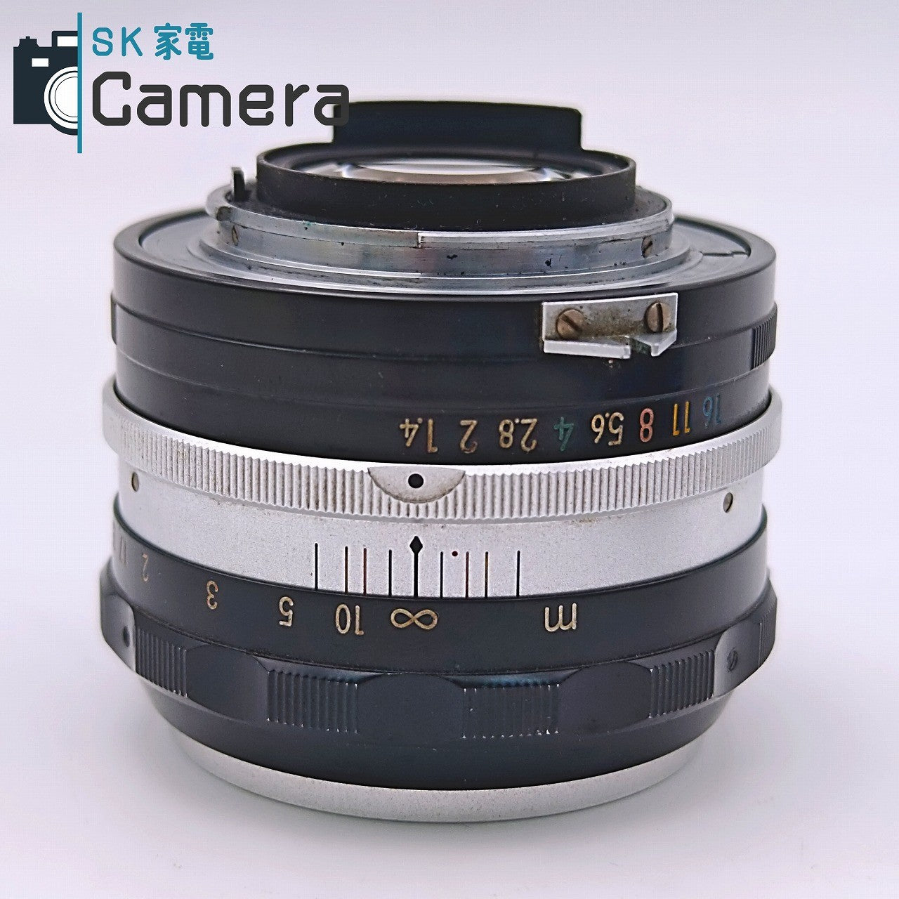 【中古】 Nikon NIKKOR-S Auto 5.8cm F1.4 PAT.PEND. 非Ai ニコン キャップ フィルター付