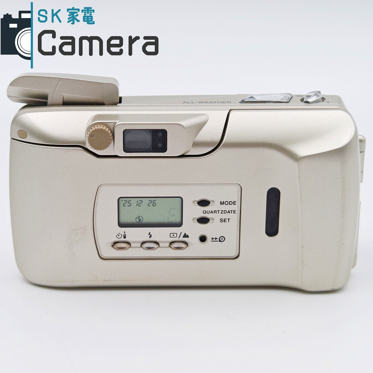 【中古】 OLYMPUS μ [mju:] - III 120 オリンパス ミュー コンパクトフィルムカメラ テスト用フィルムにて確認済 良品 μ III 120