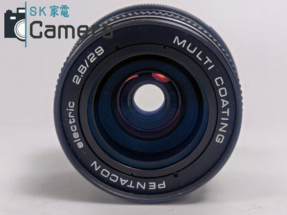 【実用】 PENTACON electric 29mm F2.8 MULUTI COATING M42 ペンタコン