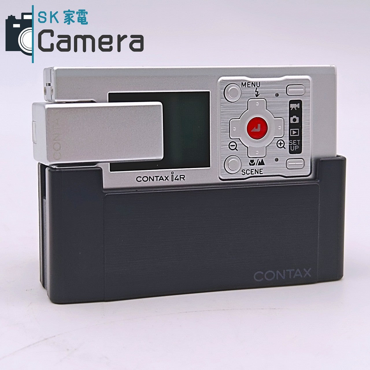 【中古】 CONTAX i4R Tessar 28ｍｍ F6.5 台座 説明書 付 コンタックス i 4R コンパクトデジタルカメラ
