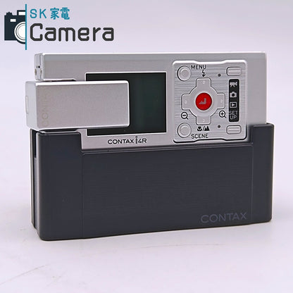 【中古】 CONTAX i4R Tessar 28ｍｍ F6.5 台座 説明書 付 コンタックス i 4R コンパクトデジタルカメラ