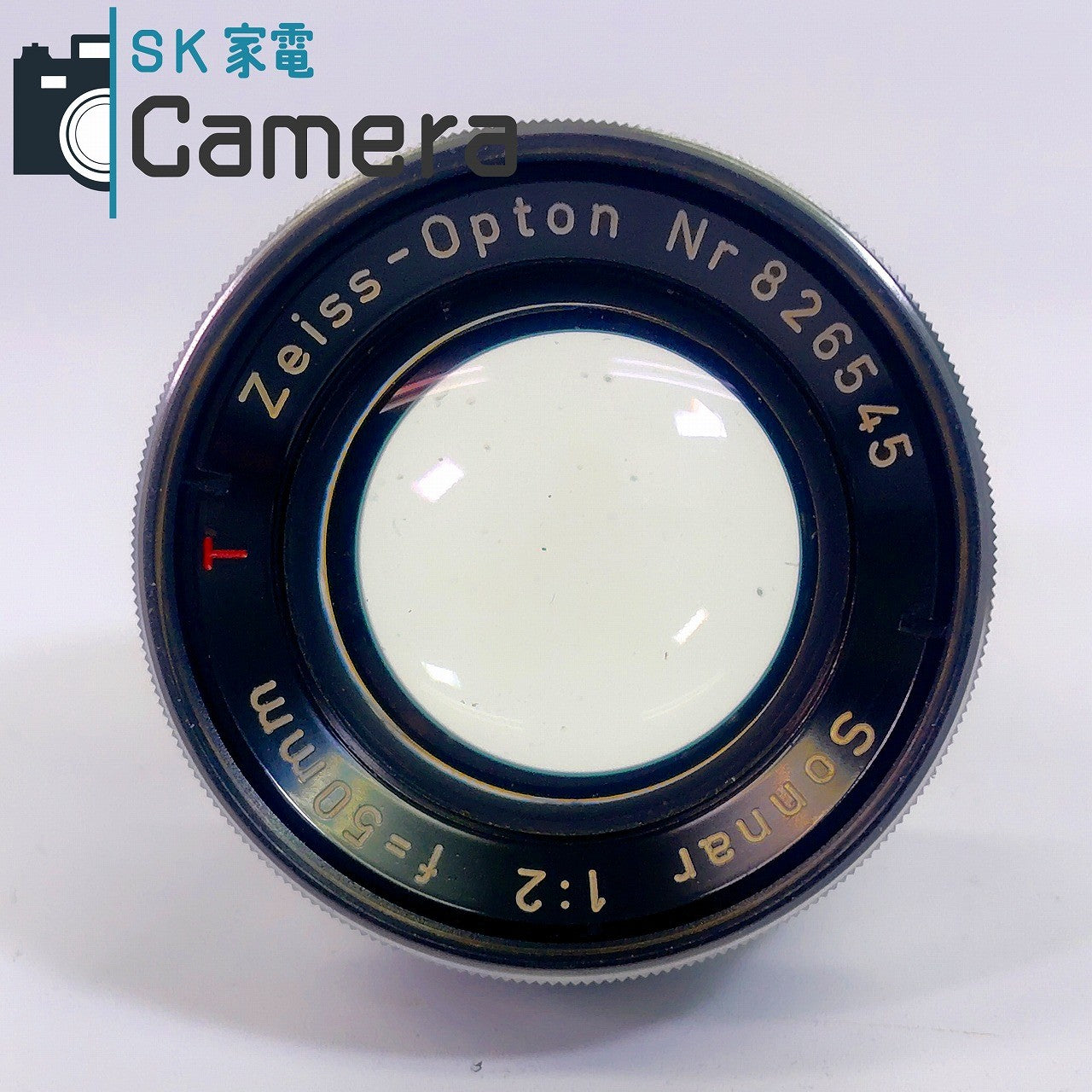 【中古】 CONTAX IIa Zeiss-Opton Sonnar 50ｍｍ F2 T ZEISS IKON コンタックス カラーダイヤル 革ケース キャップ付 良品