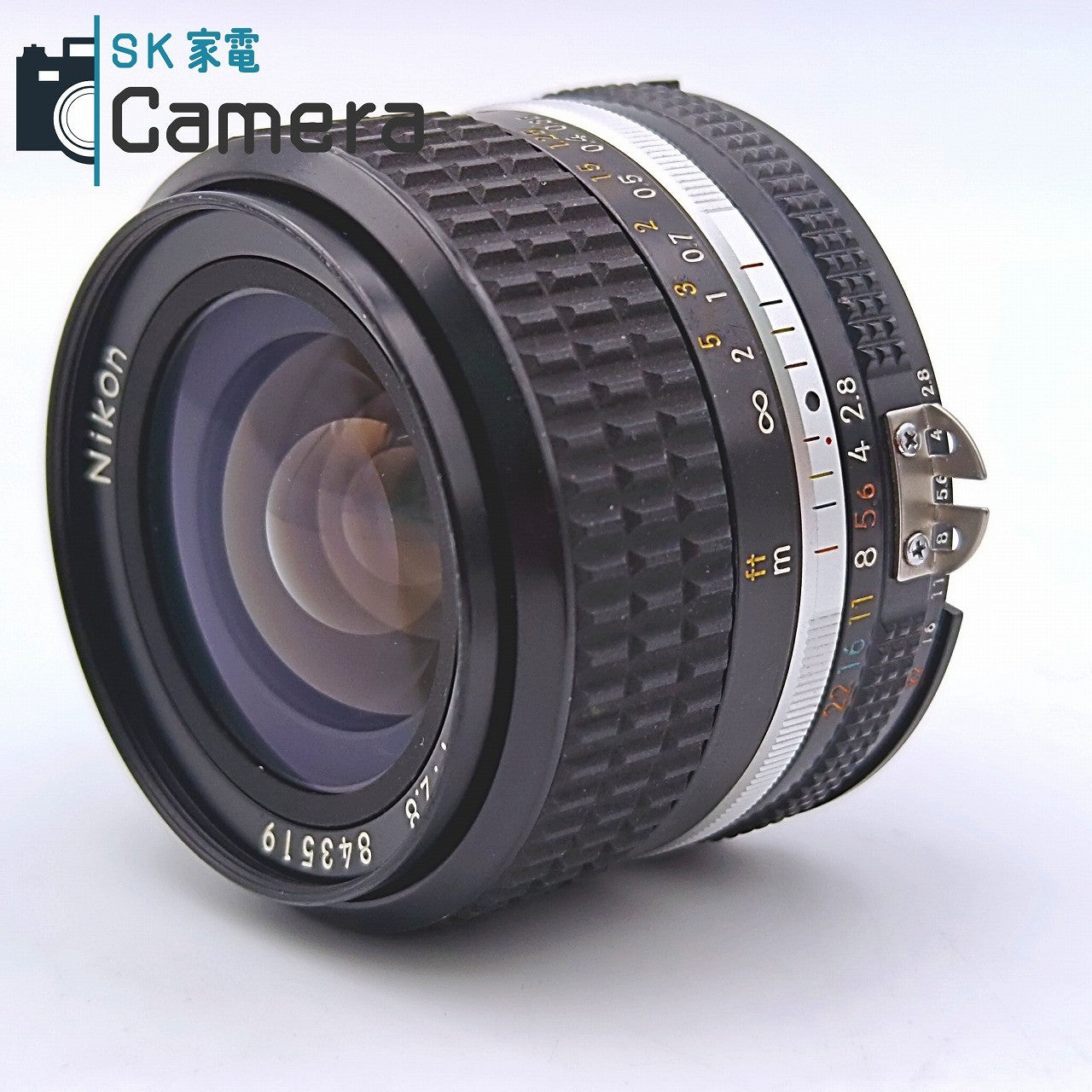 【中古】 Nikon NIKKOR 24ｍｍ F2.8 Ai HN-1 L1Bc フード フィルター 付 ニコン