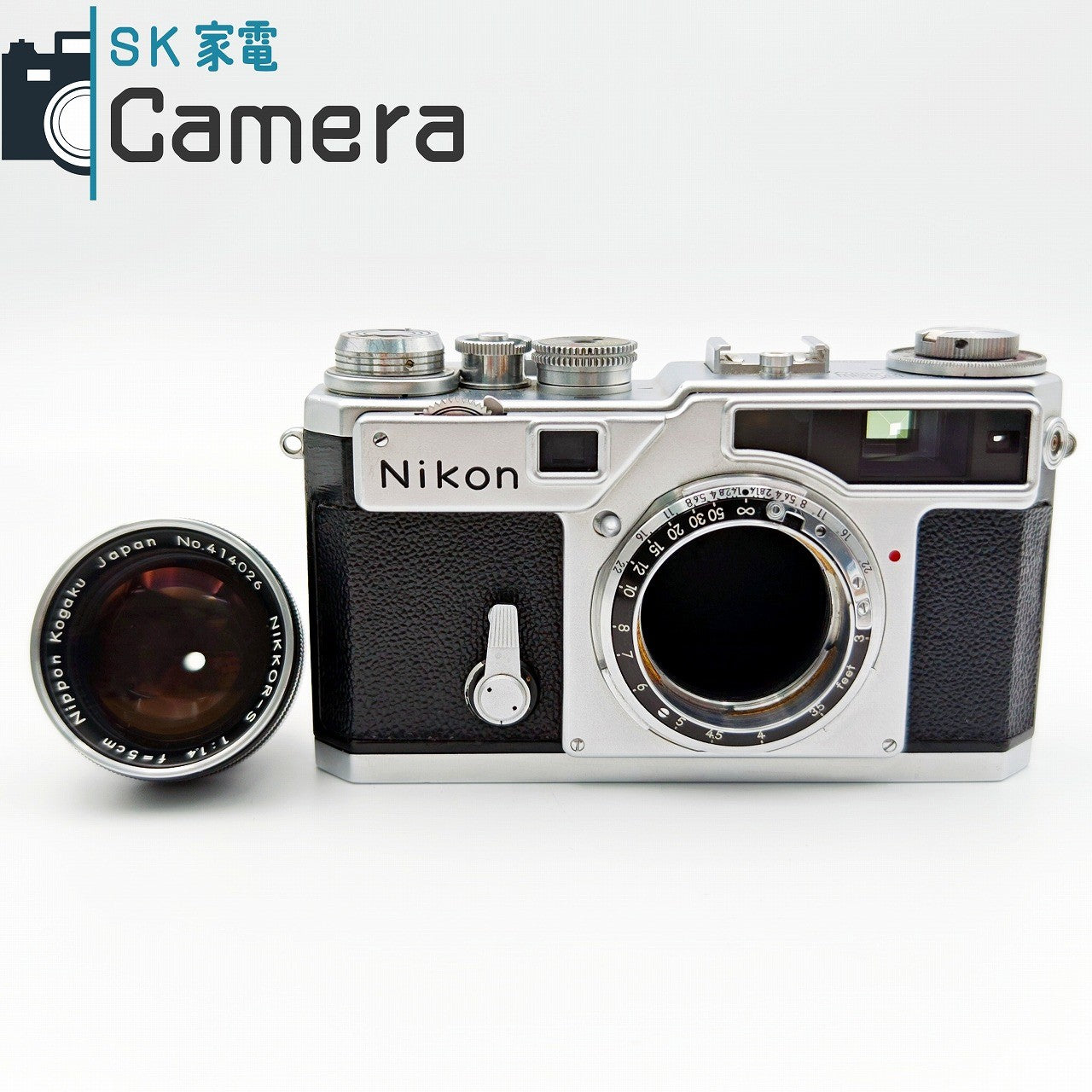 【中古】 NIKON SP NIKKOR-S 5cm F1.4 ニコン レンジファインダー 革ケース付