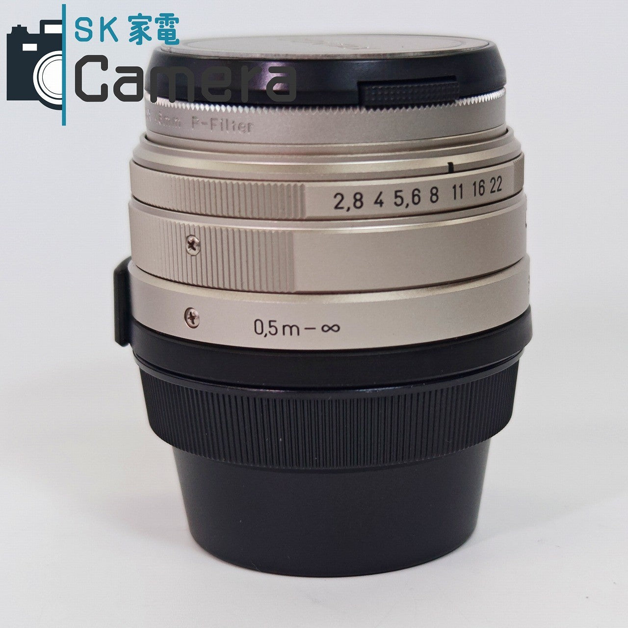 【中古】 CONTAX Biogon 28ｍｍ F2.8 T＊ Carl Zeiss コンタックス G用 ビオゴン キャップ 保護フィルター 付