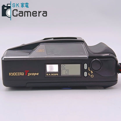 【中古】 KYOCERA Tscope Tessar 35ｍｍ F2.8 京セラ T スコープ コンパクトフィルムカメラ 元箱 説明書付
