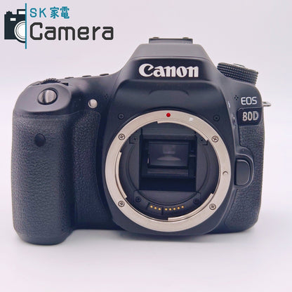 【中古】 Canon EOS 80D キャノン 電池 充電器 ストラップ付 美品