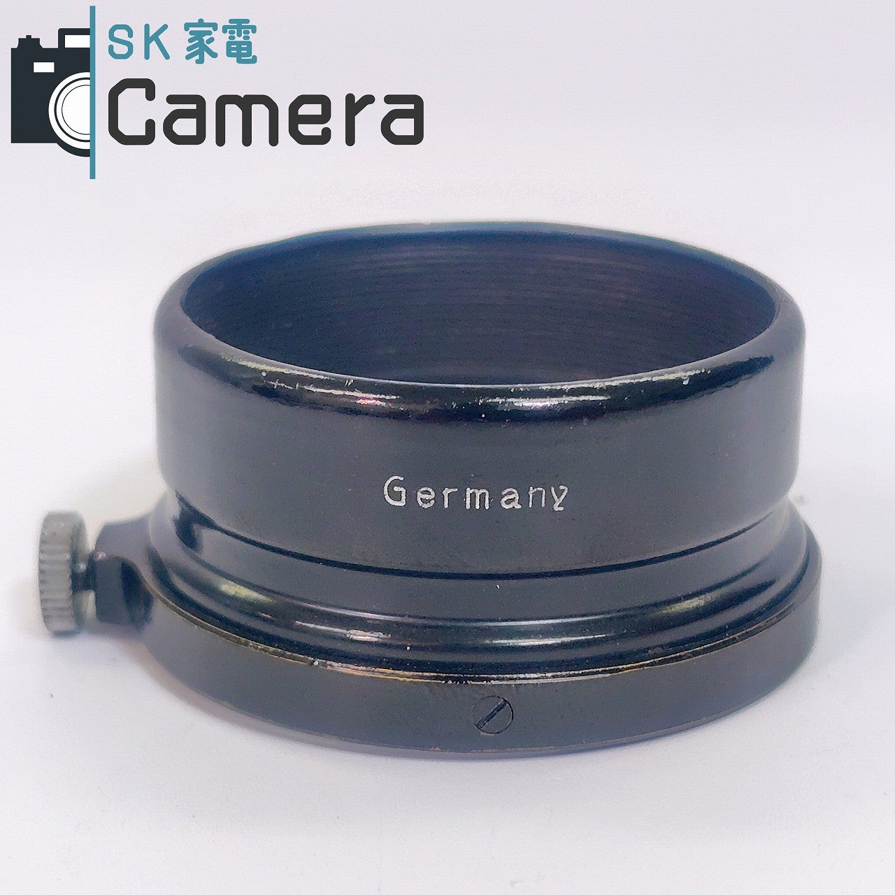 【純正フード付き】Leitz Elmar 5cm F3.5 Leica Leitz Lens Hood FISON BLACK VOOLA 絞り調整リング付 Elmar 5cm
