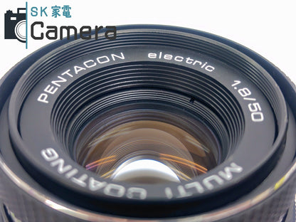 【美品】 PENTACON electric 50mm F1.8 M42 ペンタコン