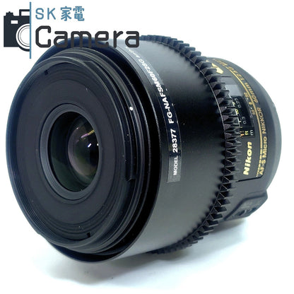 【中古】 Nikon N AF-S Micro NIKKOR 60ｍｍ F2.8 G ED anthis MODEL 28377 アンティス フォーカスギア ピントリング ニコン 美品