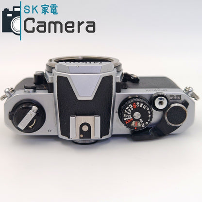 【中古】 Nikon FM2 シルバー シャッター 露出 動作 ニコン