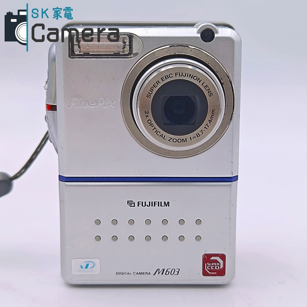 【中古】 FUJIFILM FinePix M603 富士フィルム ファインピクス コンパクトデジタルカメラ 電池 充電器 XDカード グリップ 付