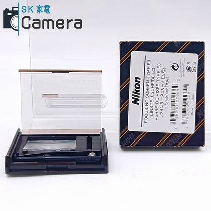 【中古】 Nikon FOCUSING SCREEN TYPE E3 ファインダー スクリーン for FM3A ニコン 美品