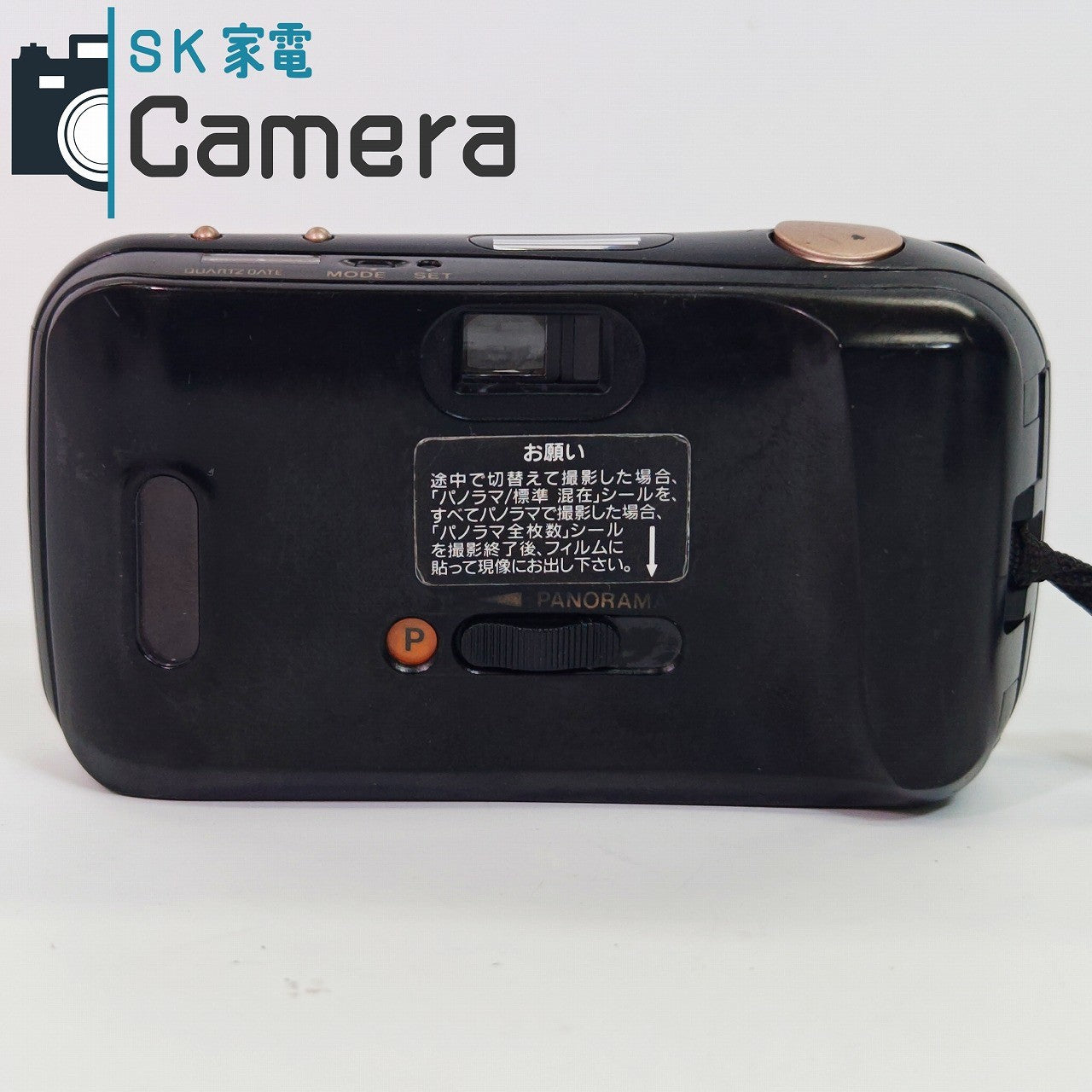 【中古】 OLYMPUS μ[mju:] 35ｍｍ F3.5 PANORAMA テスト用フィルムにて確認済 オリンパス ミュー コンパクトフィルムカメラ