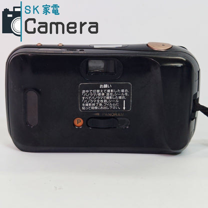 【中古】 OLYMPUS μ[mju:] 35ｍｍ F3.5 PANORAMA テスト用フィルムにて確認済 オリンパス ミュー コンパクトフィルムカメラ