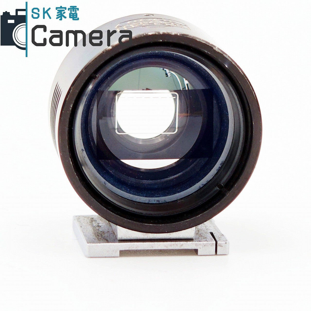 【中古】 NIKON NIPPON KOGAKU TOKYO 3.5cm FINDER BLACK 外付け ビューファインダー ブラック 革ケース付 NIKON ニコン