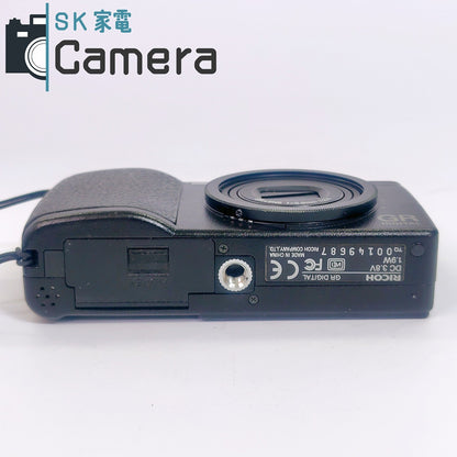 【中古】 初代 RICOH GR DIGITAL 5.9ｍｍ F2.4 互換性電池 SD2GB 付 リコー コンパクトデジタルカメラ 単四電池でも動きます