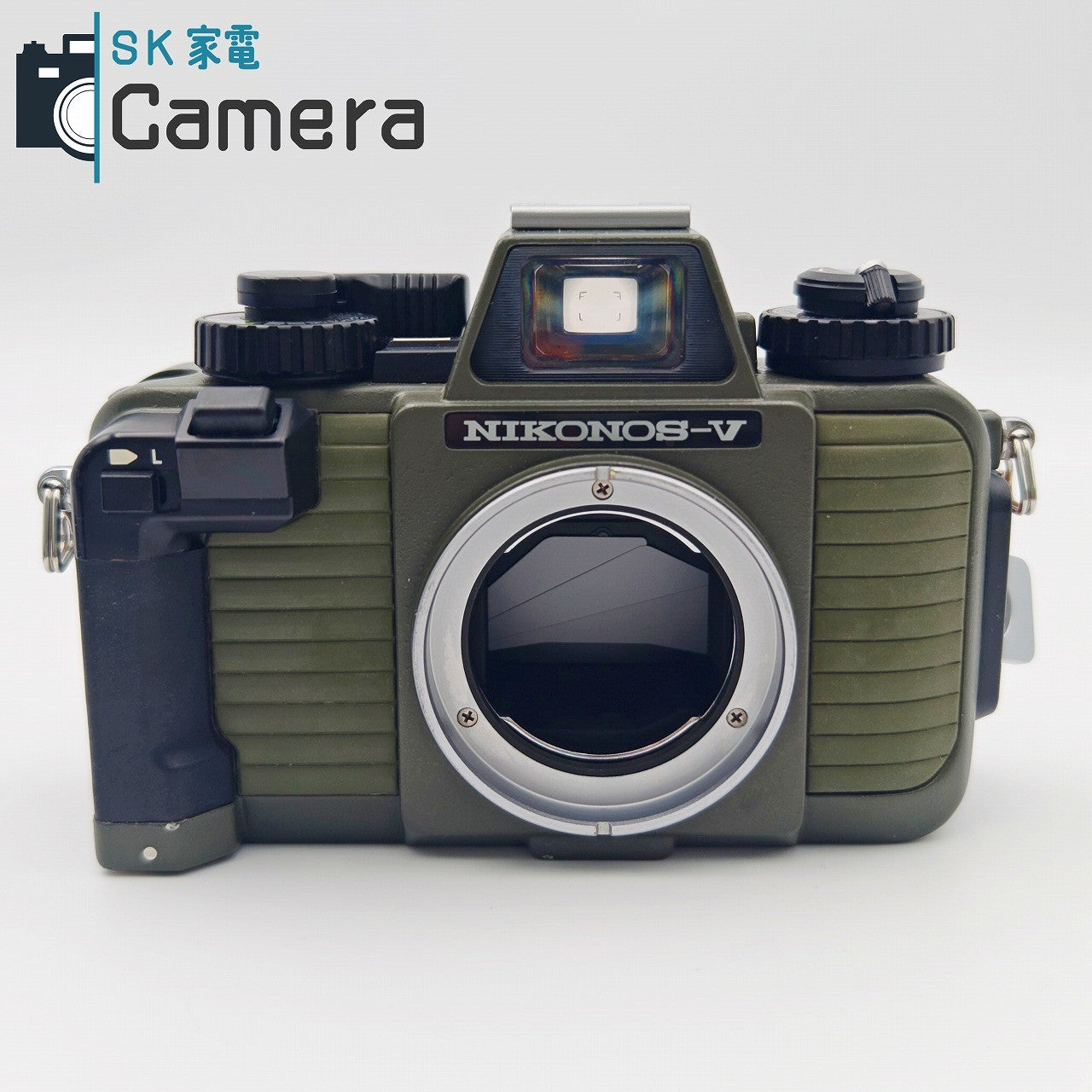 【中古】 NIKON NIKONOS-V NIKKOR 35ｍｍ F2.5 オリーブ シャッター 露出 動作 ニコン ニコノス キャップ付