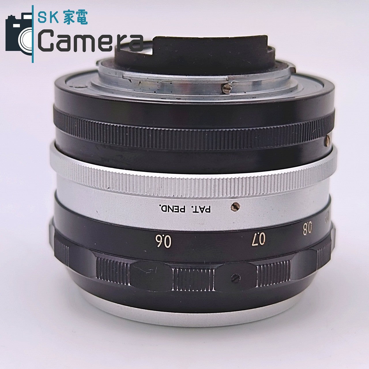 【中古】 Nikon NIKKOR-S Auto 5.8cm F1.4 PAT.PEND. 非Ai ニコン キャップ フィルター付