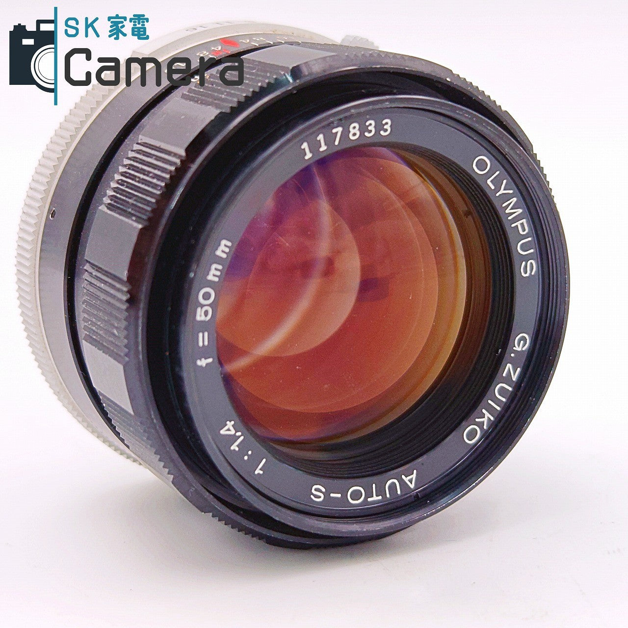 【中古】 OLYMPUS G.ZUIKO AUTO-S 50ｍｍ F1.4 M42 オリンパス 2026年6月レンズ内清掃済 希少