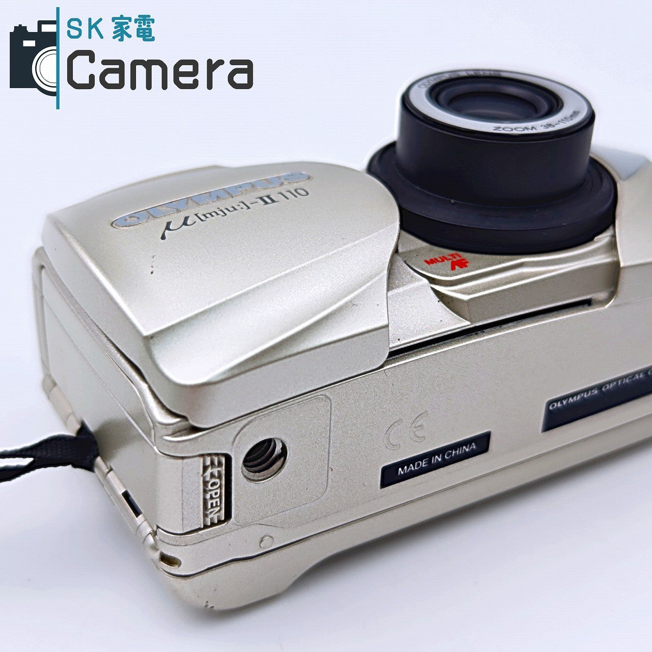 【中古】 OLYMPUS μ [mju:]-II 110 38-110ｍｍ オリンパス ミュー コンパクトフィルムカメラ テスト用フィルムにて確認済