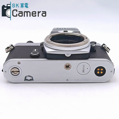 【中古】 Nikon FE シルバー シャッター 露出 動作 ニコン