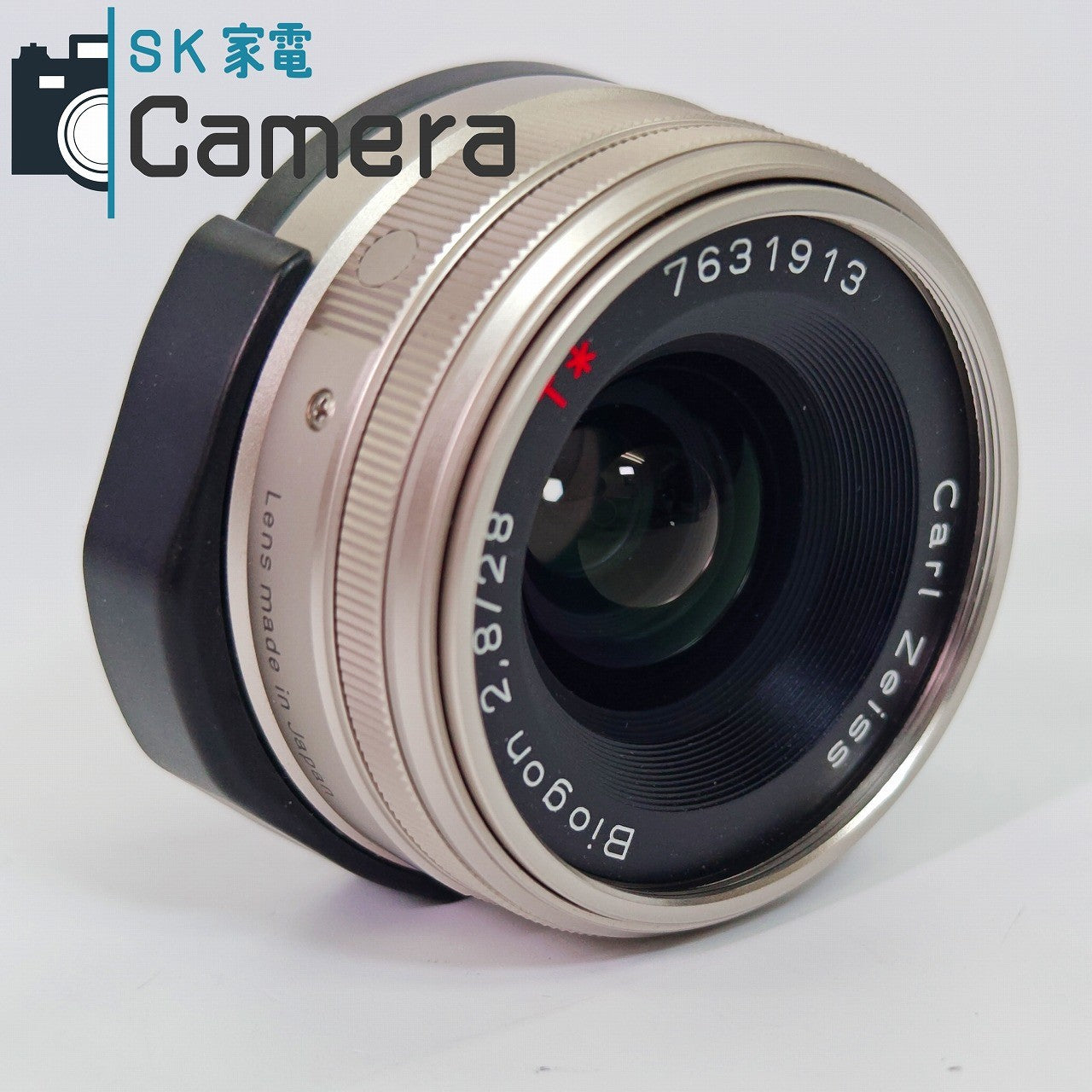 【中古】 CONTAX Biogon 28ｍｍ F2.8 T＊ Carl Zeiss コンタックス G用 ビオゴン キャップ 保護フィルター 付