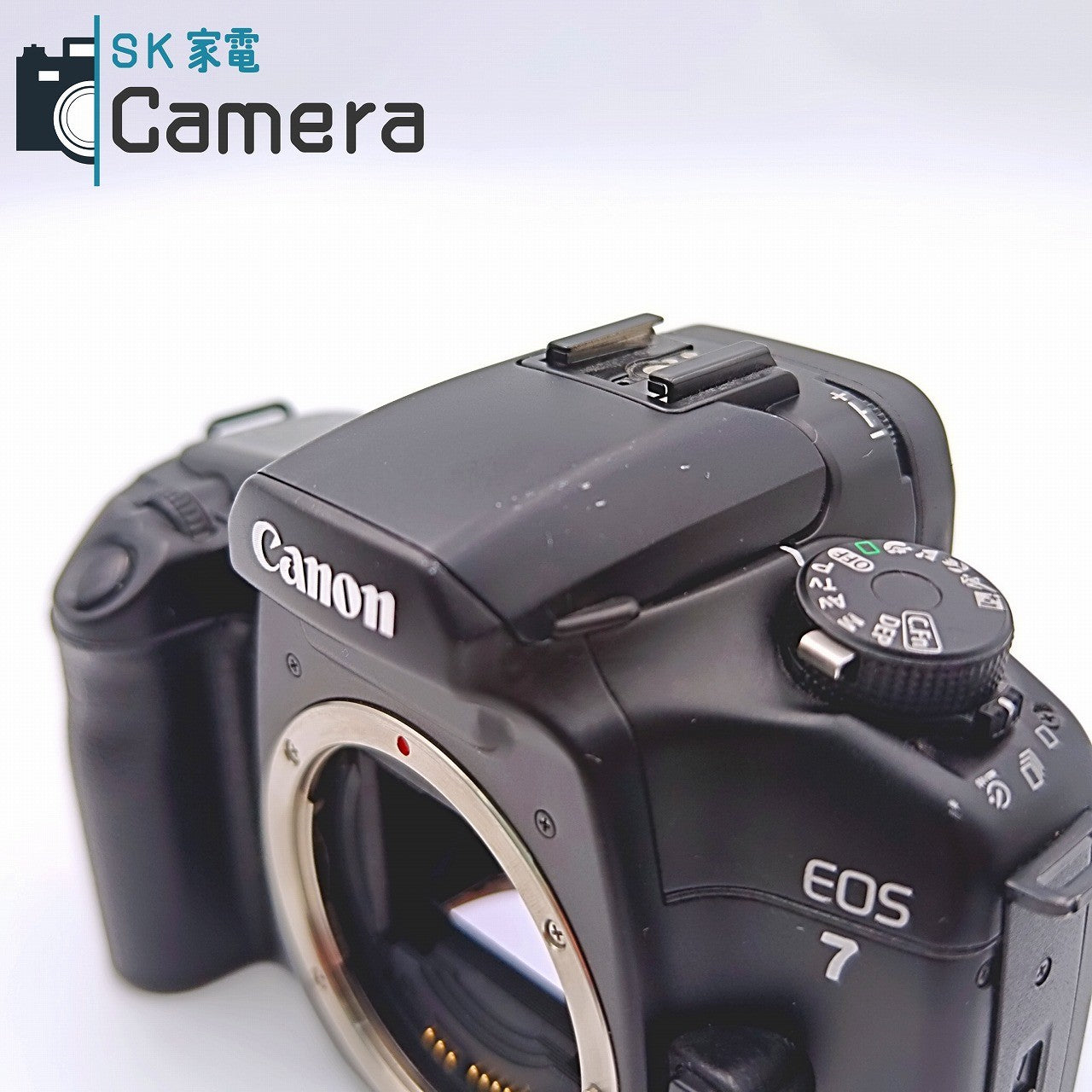 【中古】 Canon EOS 7 EYE CONTROL 一眼レフフィルムカメラ EOS7 キャノン テスト用フィルムにて動作確認済 ストラップ付