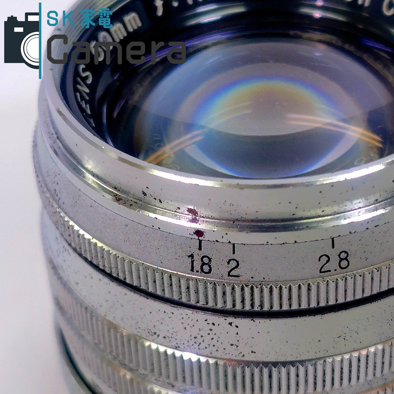 【中古】 Canon LENS 50ｍｍ F1.8 L39 2025年11月清掃済 キャノン フィルター付