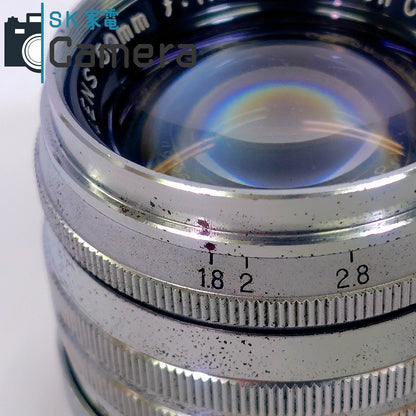 【中古】 Canon LENS 50ｍｍ F1.8 L39 2025年11月清掃済 キャノン フィルター付