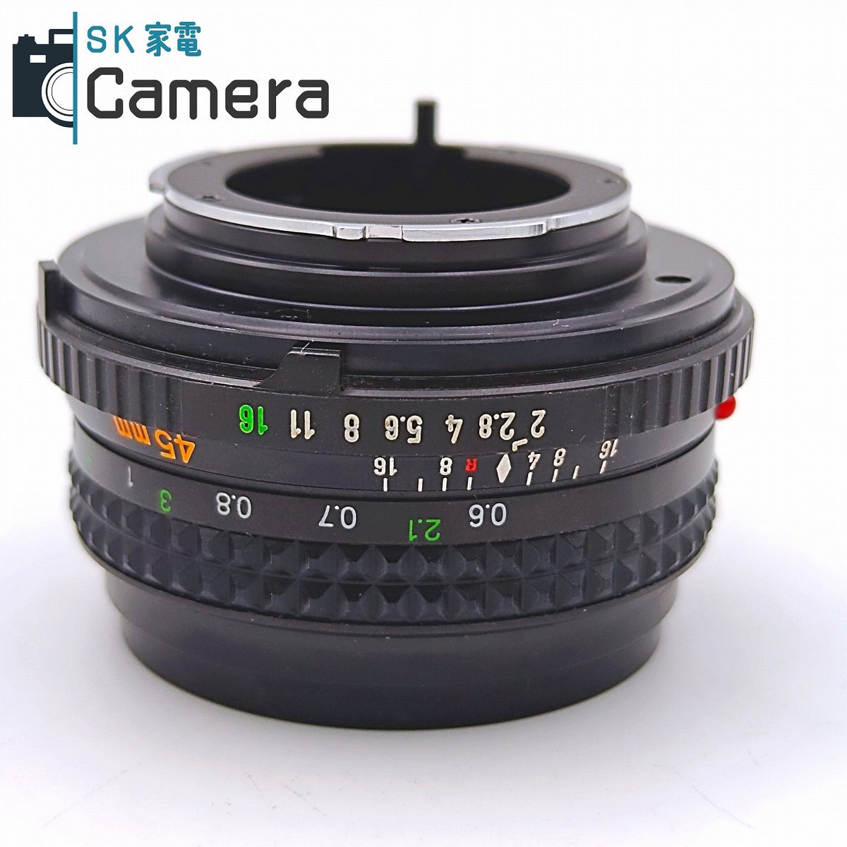 MINOLTA MD ROKKOR 45ｍｍ F2 ミノルタ ロッコール キャップ前後付 外観美品