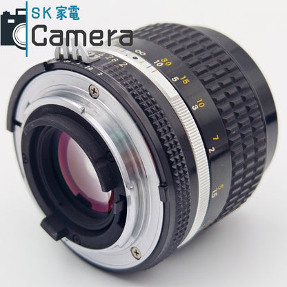 【中古】 Nikon NIKKOR 85ｍｍ F2 Ai-s 2025年12月清掃済み ニコン 美品