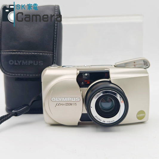 【中古】 OLYMPUS μ [mju:] ZOOM 115 オリンパス ミュー コンパクトフィルムカメラ テスト用フィルムにて確認済 美品