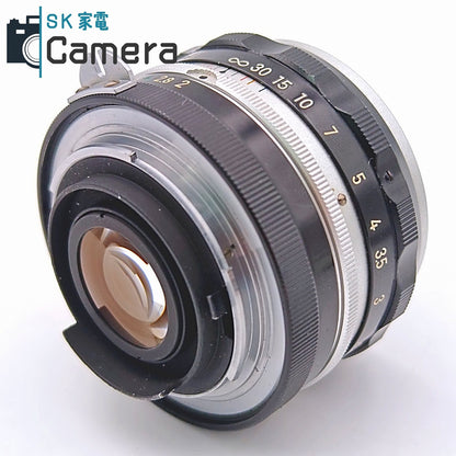 【中古】 Nikon NIKKOR-S Auto 5cm F2 非Ai ニコン キャップ付