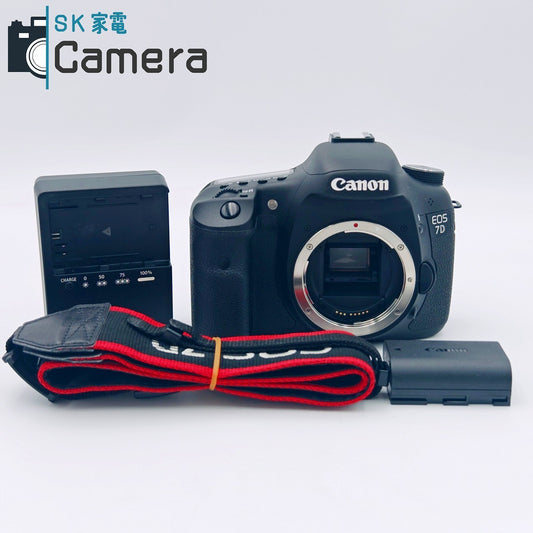【中古】 Canon EOS 7D デジタル一眼レフ キャノン 電池 充電器 付 良品