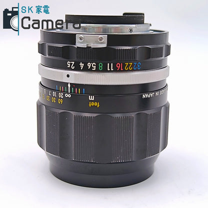 【中古】 Nikon NIKKOR-P・C 105ｍｍ F2.5 非Ai 2026年7月レンズ内清掃済 ニコン