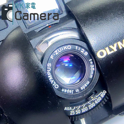 【中古】 OLYMPUS XA F.ZUIKO 35ｍｍ F2.8 Electronic Flash A11 オリンパス フィルムカメラ 箱 説明書付
