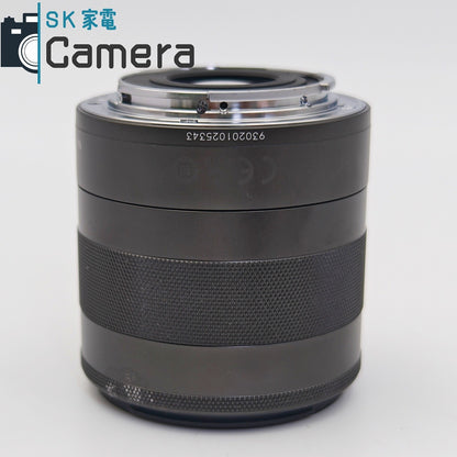 【中古】 Canon EF-M 18-55ｍｍ F3.5-5.6 IS STM キャノン キャップ付 良品