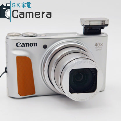 【中古】 Canon PowerShot SX740 HS キャノン パワーショット コンパクトデジタルカメラ 電池 SD64GB 付 美品