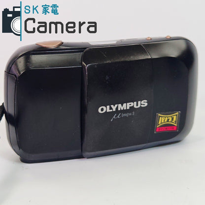 【中古】 OLYMPUS μ[mju:] 35ｍｍ F3.5 PANORAMA テスト用フィルムにて確認済 オリンパス ミュー コンパクトフィルムカメラ