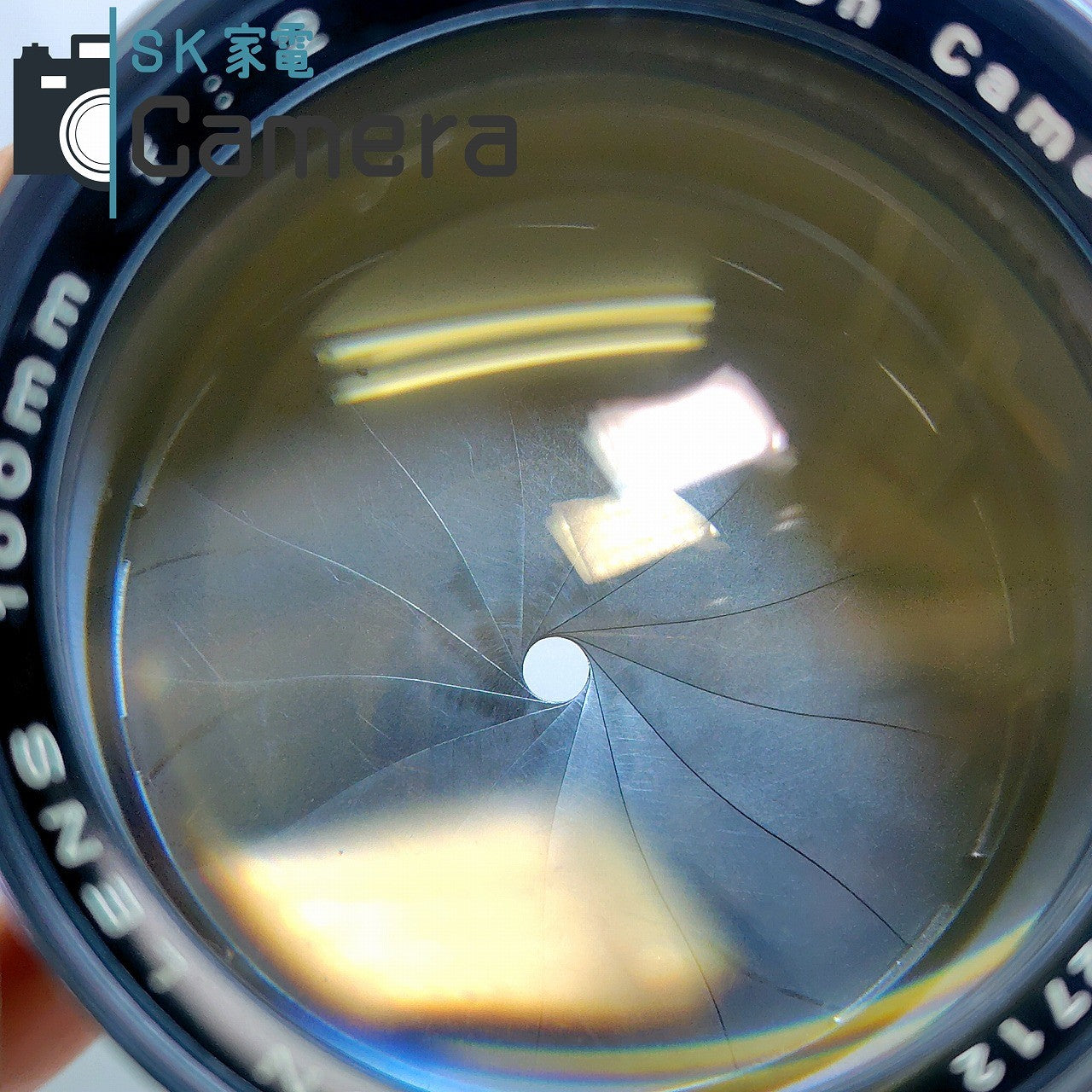 【中古】 Canon LENS 100ｍｍ F2 L39 T-60 フード ケース 付 2025年11月清掃済 キャノン F2.0