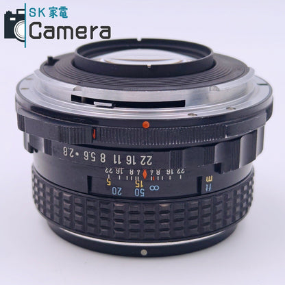 【中古】 PENTAX SMC PENTAX-6ｘ7 90ｍｍ F2.8 2026年4月清掃 ペンタックス