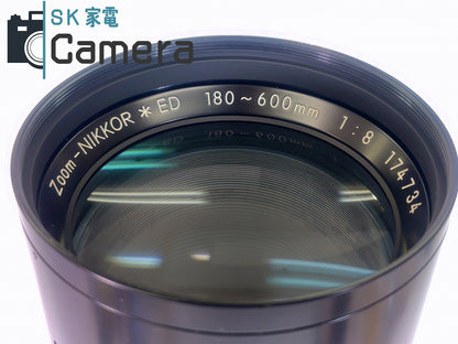 Nikon Zoom-NIKKOR ＊ ED 180-600ｍｍ F8 Ai-s ニコン L37cフィルター HN-16フード 95Nレンズキャップ CZ-1860ケース ストラップ 付 美品