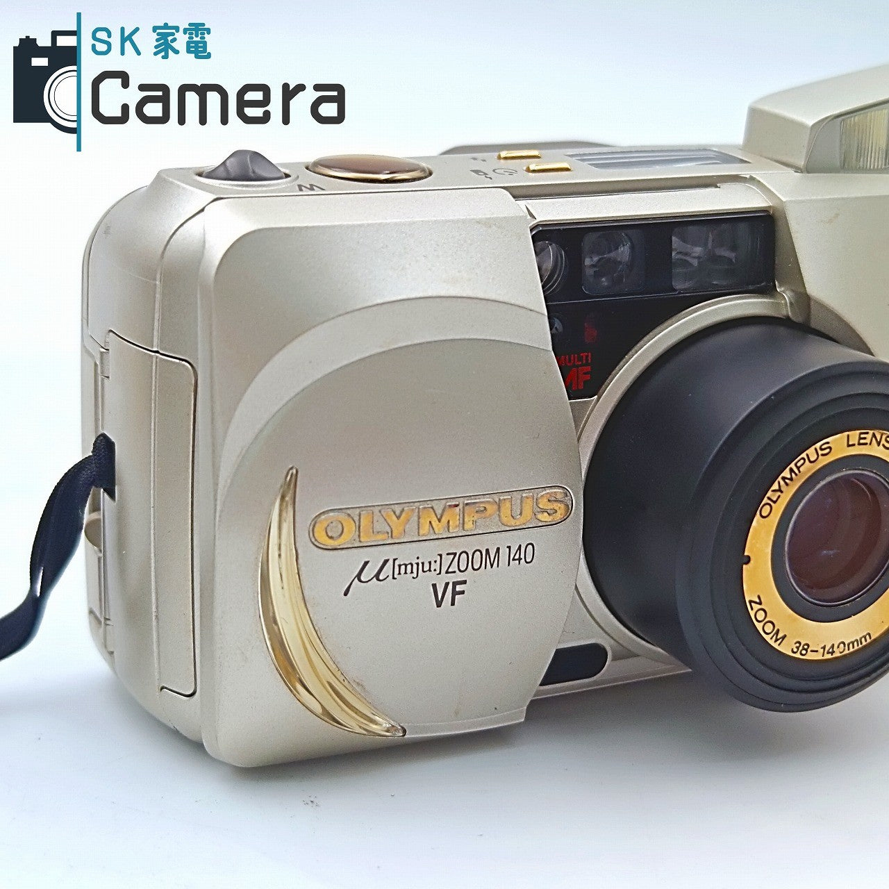 【中古】 OLYMPUS μ [mju:] ZOOM 140 VF 38-140ｍｍ オリンパス ミュー テスト用フィルムにて確認済 コンパクトフィルムカメラ