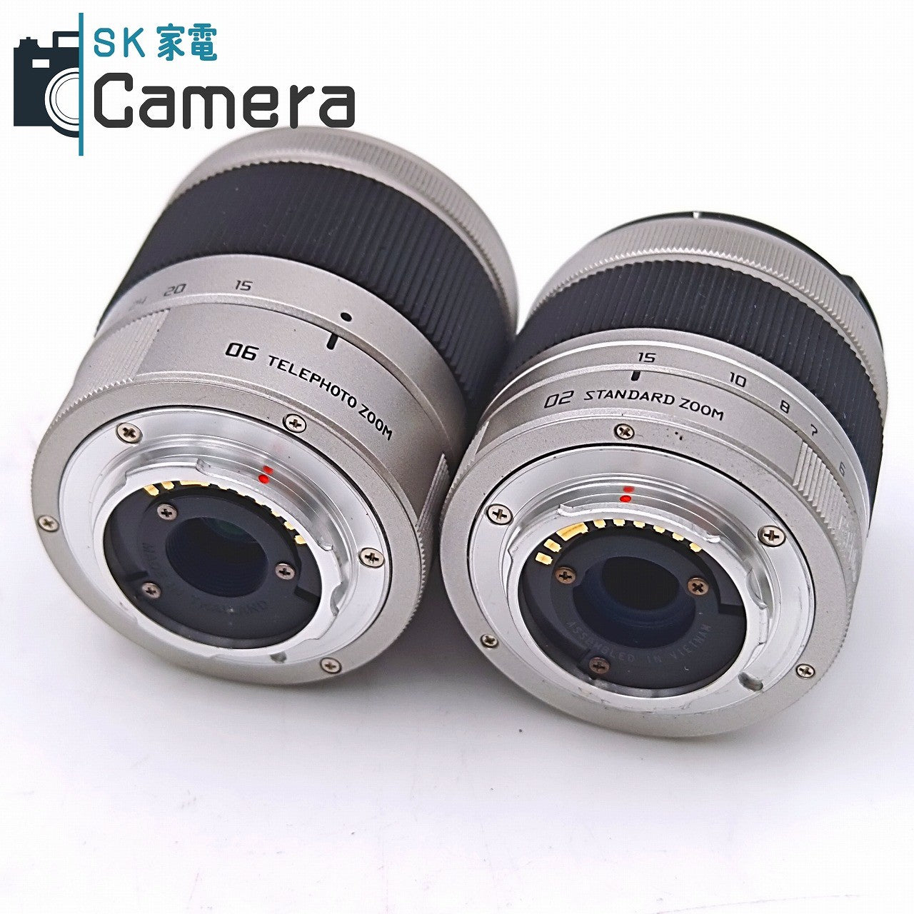 【中古】 PENTAX Q7 GOLD SMC PENTAX 5-15ｍｍ F2.8-4.5 ED AL 02 STANDARD 15-45ｍｍ F2.8 ED 06 TELEPHOTO 電池 充電器付 ゴールド