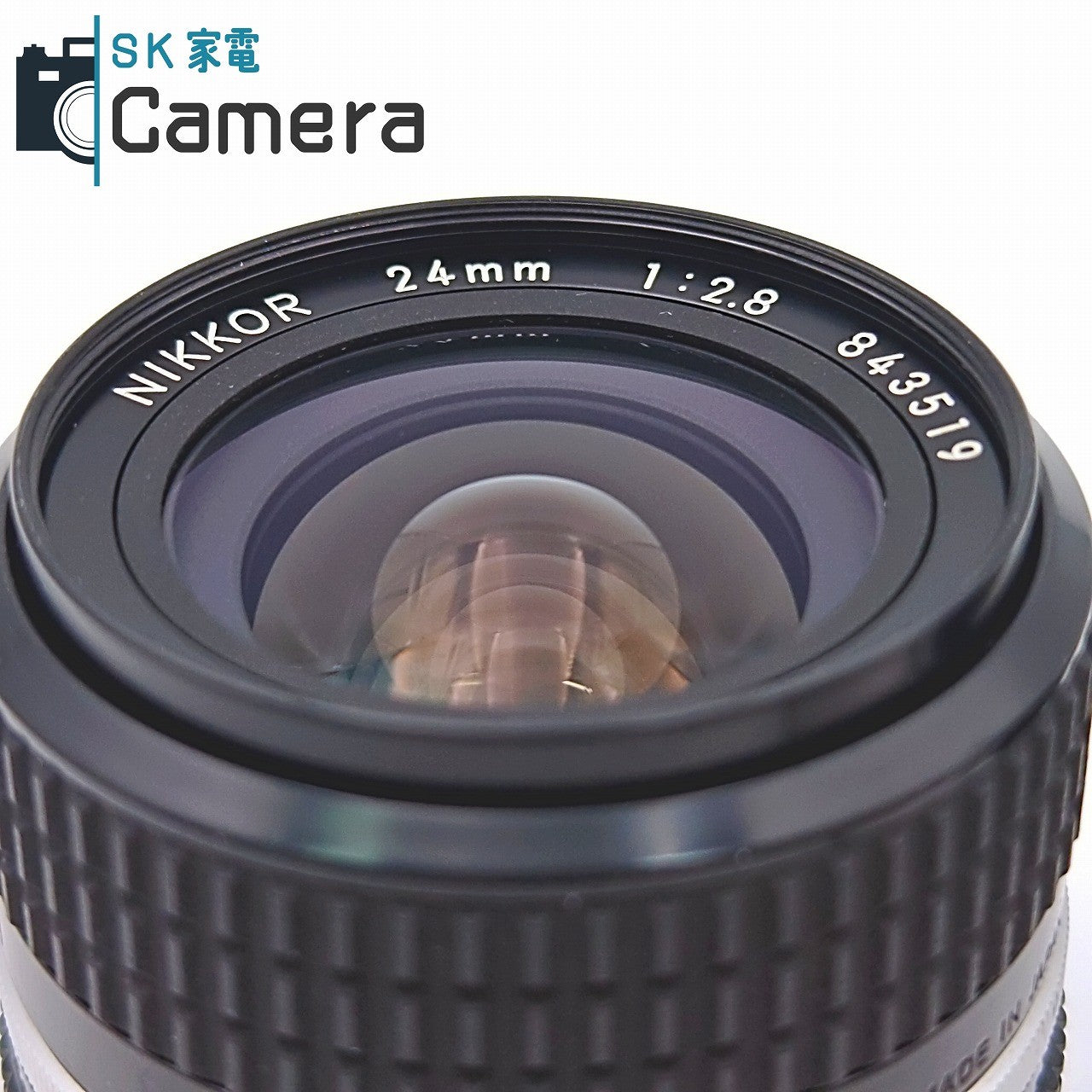 【中古】 Nikon NIKKOR 24ｍｍ F2.8 Ai HN-1 L1Bc フード フィルター 付 ニコン