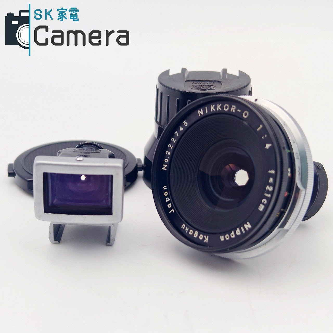 【中古】 NIKON NIKKOR-O 2.1cm F4 21ｍｍ FINDER 希少なリアキャップ付 ニコン